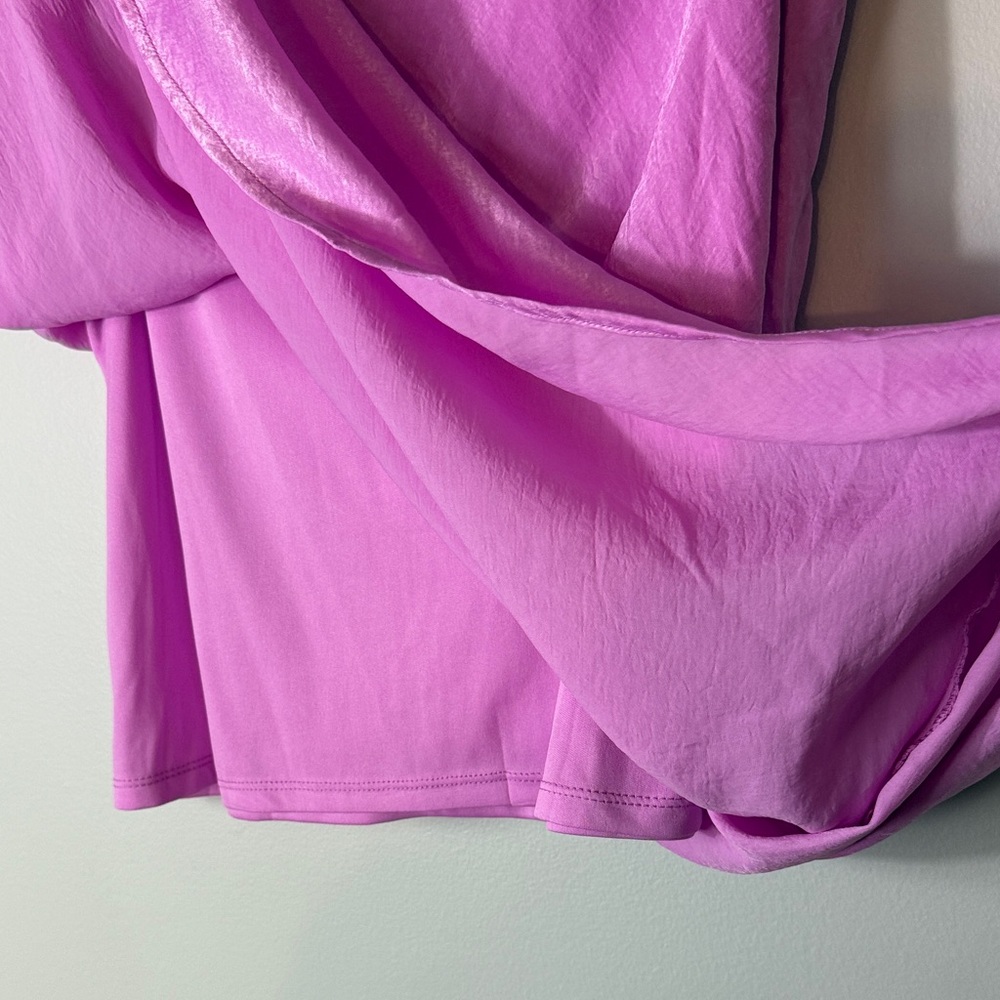 Vibrant Pink/Purple Midi Skirt - Picture 3 of 4